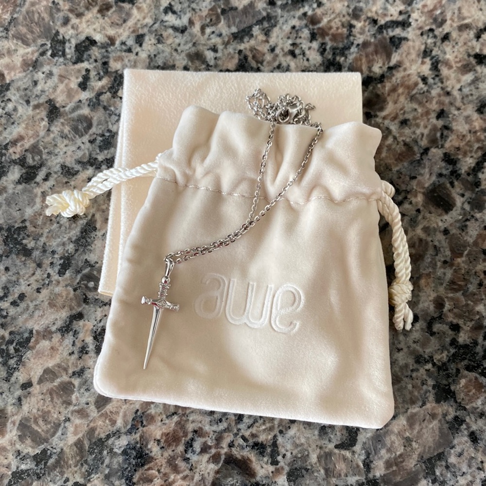 Diamond Sword Necklace